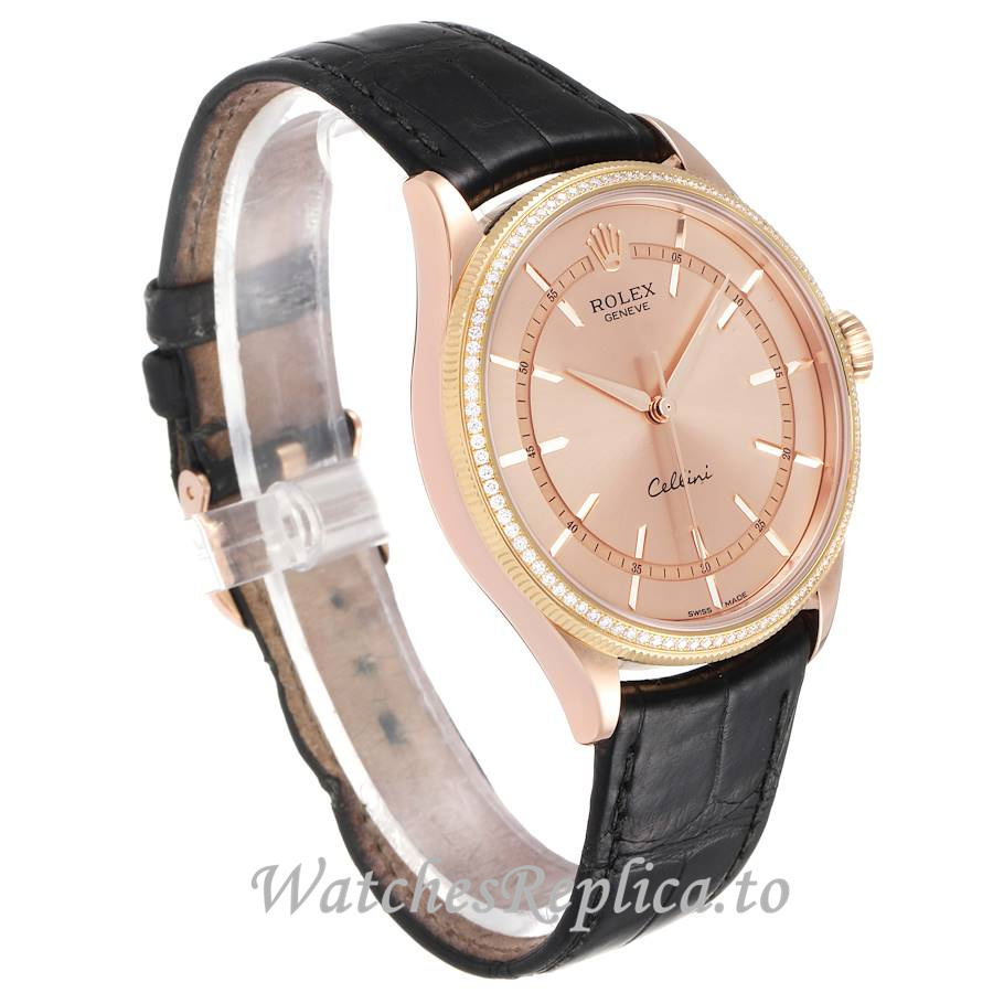 Replica Rolex Cellini 50705RBR 39MM - WatchesReplica.is