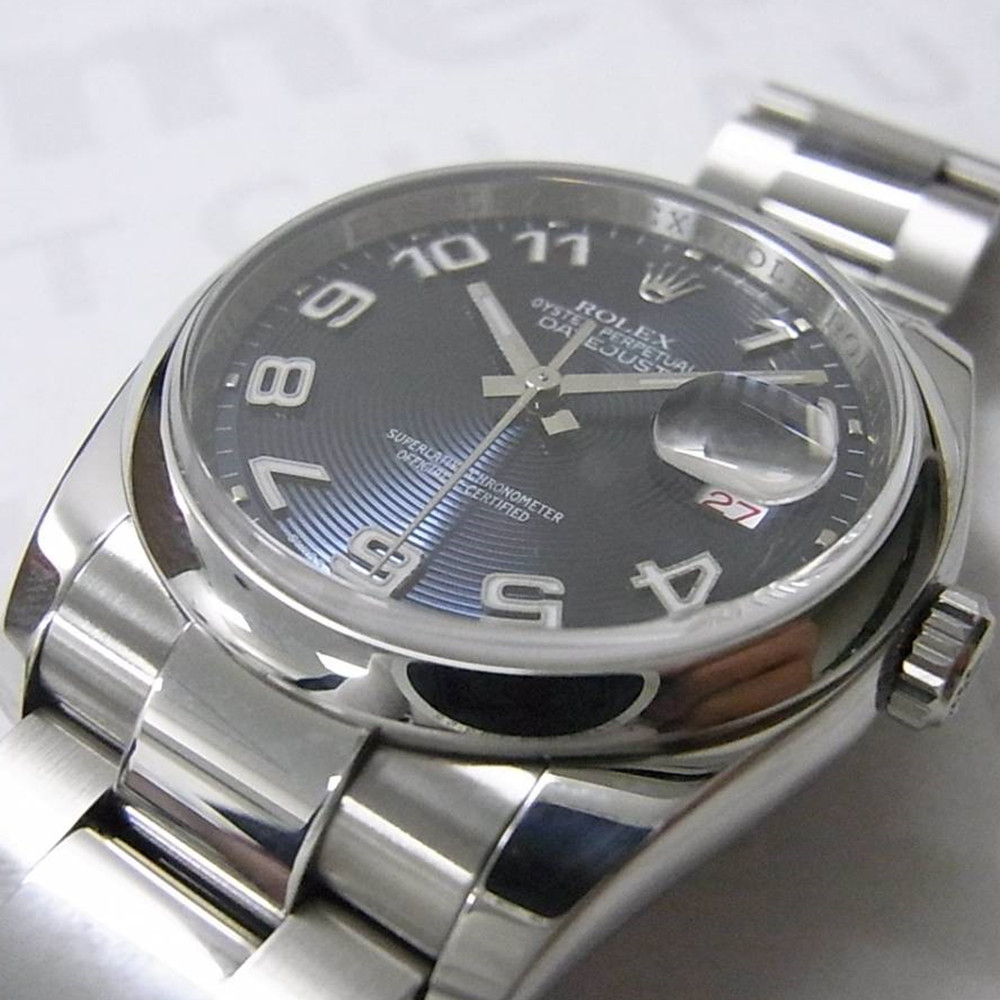 Rolex Datejust Blue Concentric Dial 116200 - WatchesReplica.is
