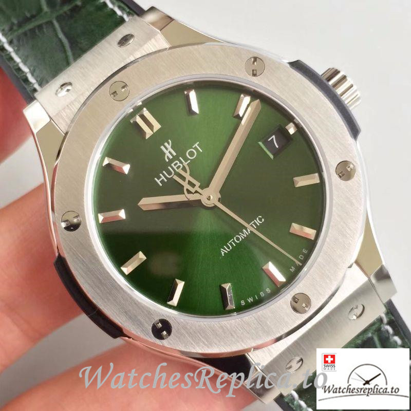 Swiss Hublot Classic Fusion Replica 511.NX.8970.LR Green Strap 38MM - WatchesReplica.is