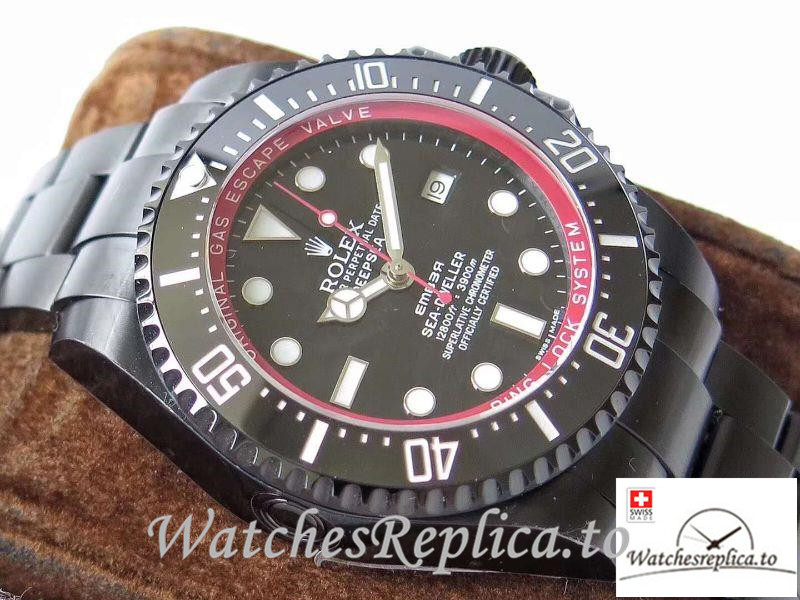 Swiss Rolex Sea-Dweller Bamford Replica 116660 001 Black Bezel 44MM - WatchesReplica.is