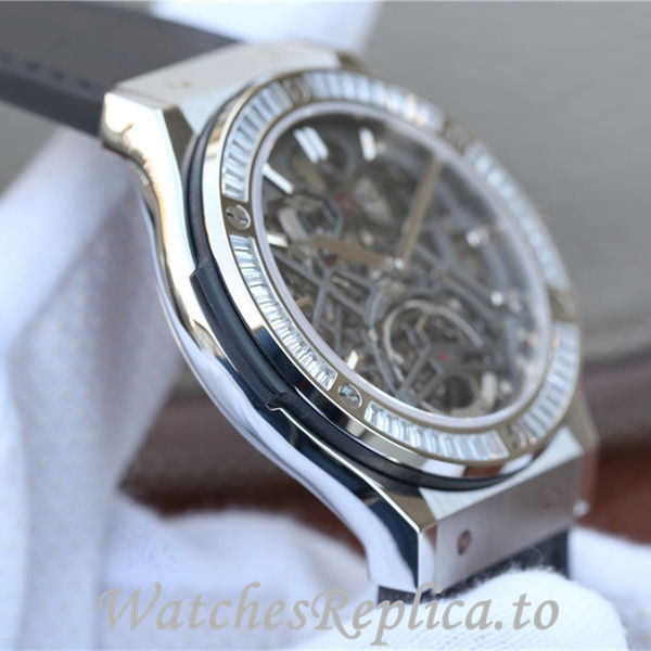 Hublot Replica HUBLOT Leather strap 42MM - WatchesReplica.is