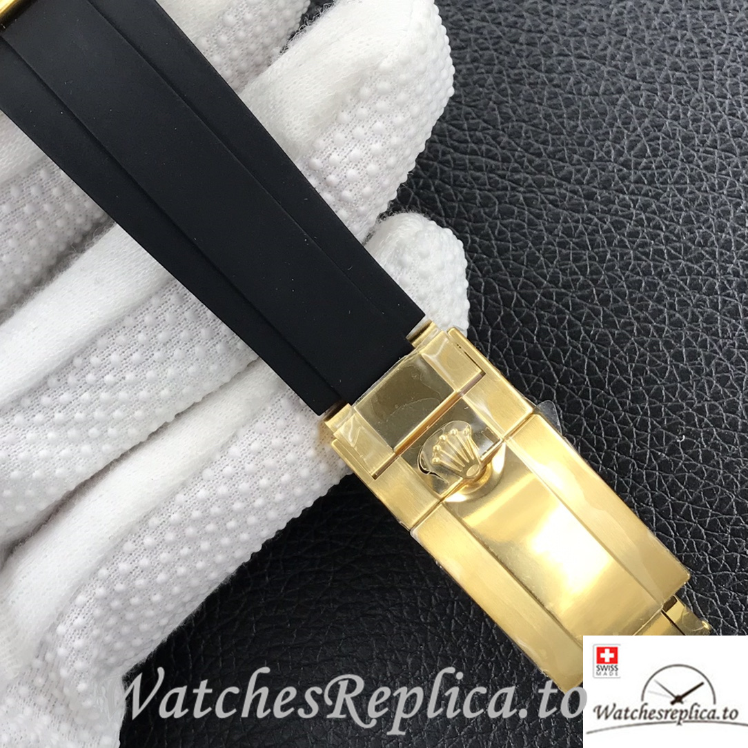 Swiss Rolex Daytona Replica 116518LN Rubber strap 40MM - WatchesReplica.is