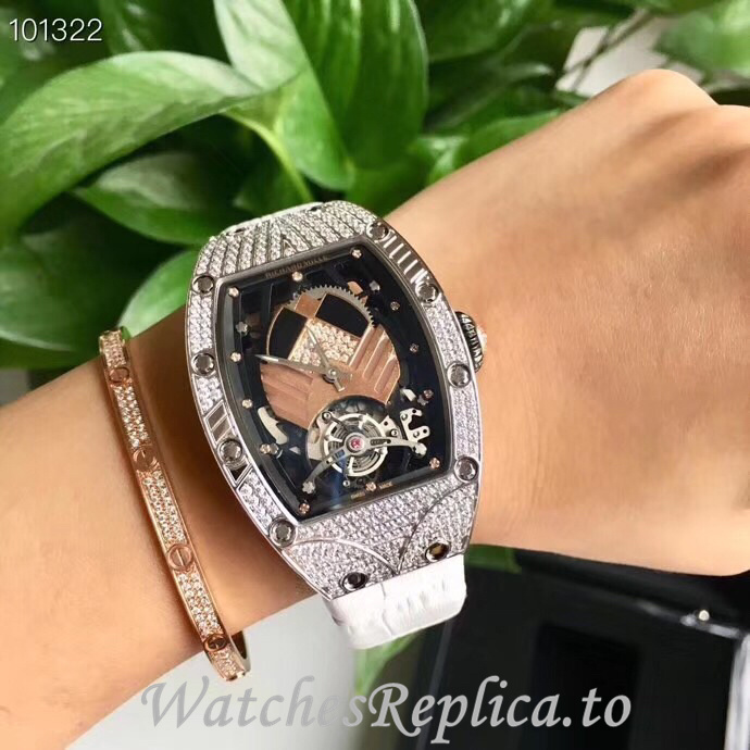 Richard Mille Replica RM71-01 Leather strap 52.20x34.40MM - WatchesReplica.is