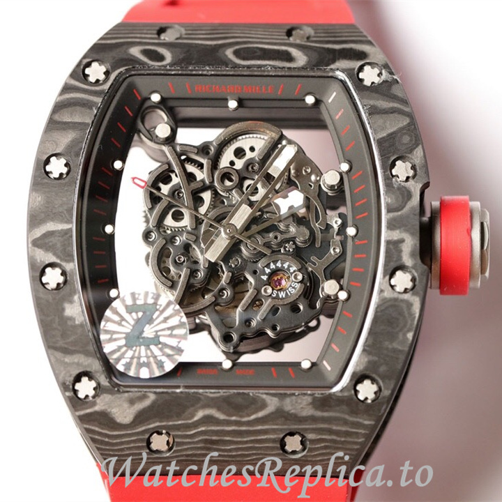 Richard Mille Replica RM055 Rubber strap 50MM - WatchesReplica.is