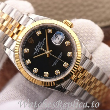 Swiss Rolex Datejust Replica 126233 Stainless steel strap 36MM - WatchesReplica.is