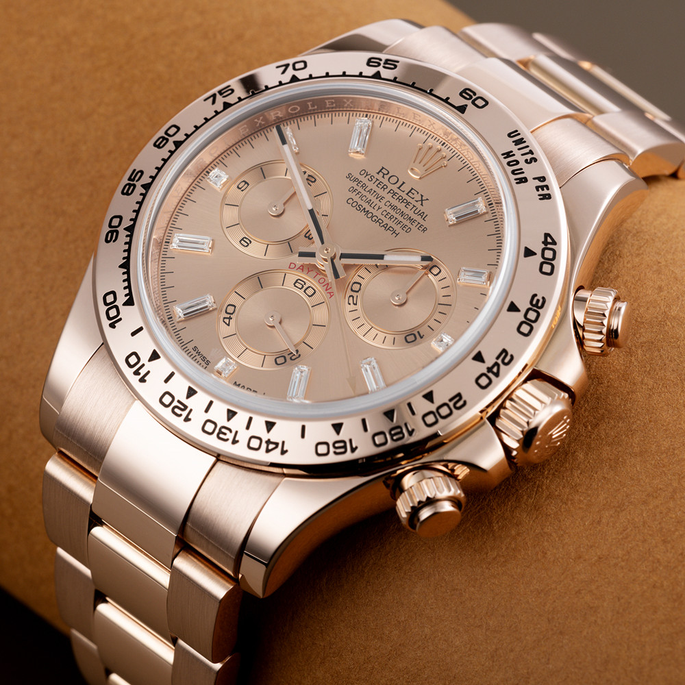 Rolex Daytona Rose Dial 116505 - WatchesReplica.is