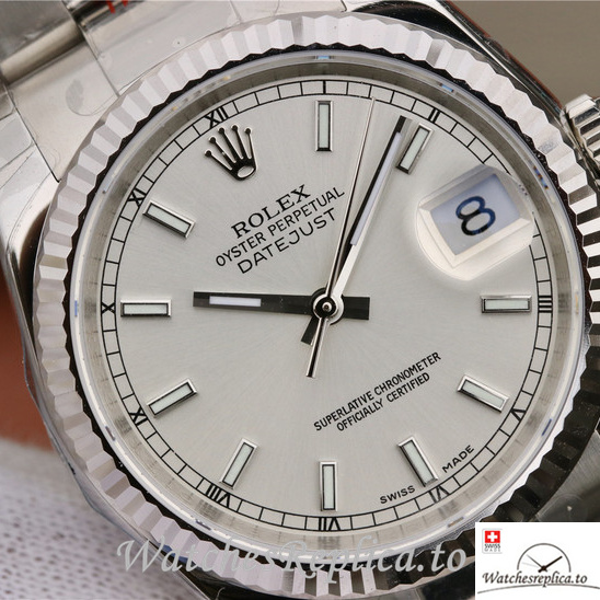 Swiss Rolex Datejust 126334-0009 Stainless steel strap 41MM - WatchesReplica.is