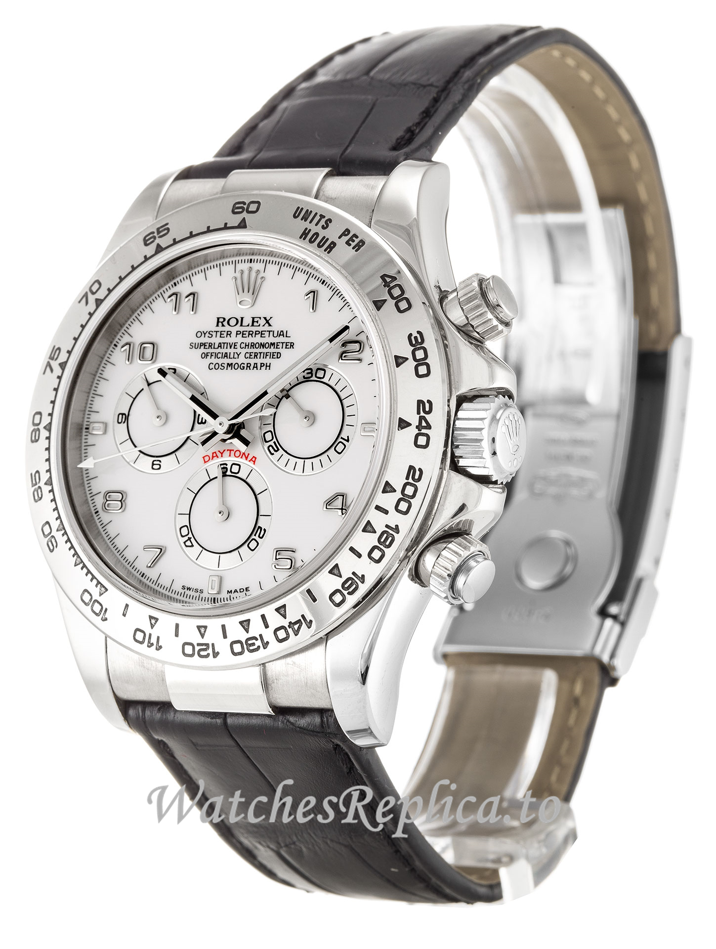 Rolex Daytona White Dial 116519 - WatchesReplica.is