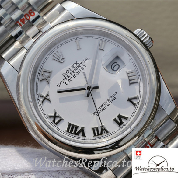 Swiss Rolex Datejust Replica 116200 Stainless steel strap 36MM - WatchesReplica.is