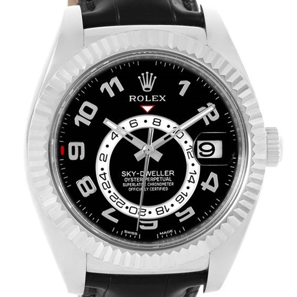 Rolex Sky Dweller Black Dial 326139 - WatchesReplica.is