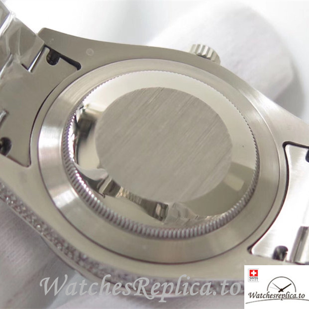 Swiss Rolex Day Date Replica Stainless steel strap 40MM - WatchesReplica.is