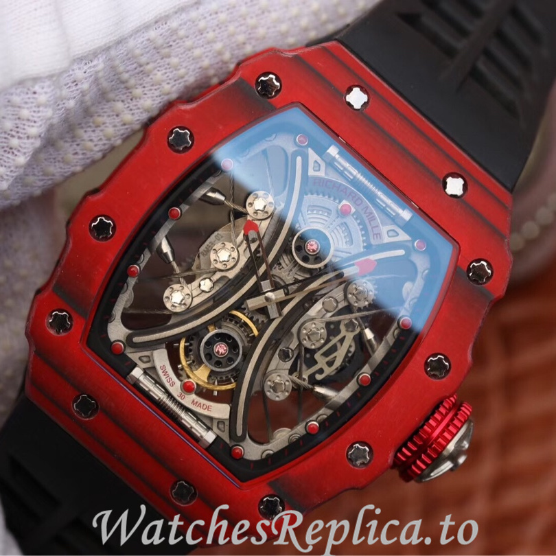 Richard Mille Replica RM53-01 Rubber strap 50MM - WatchesReplica.is