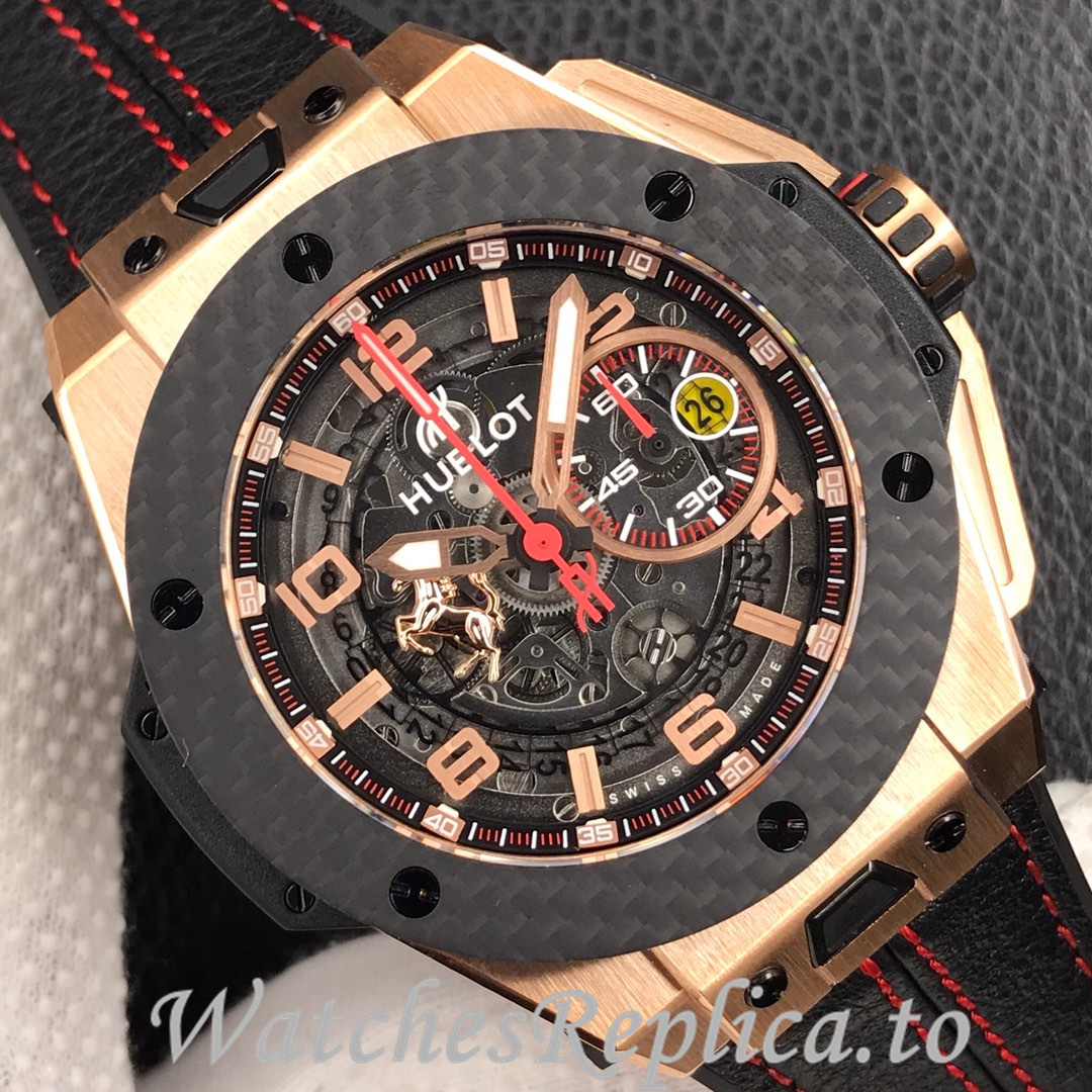 Hublot Replica King Power F1 Rubber strap 45MM - WatchesReplica.is