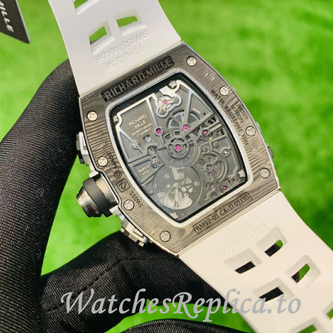 Richard Mille Replica RM62-01 Rubber strap 50MM - WatchesReplica.is