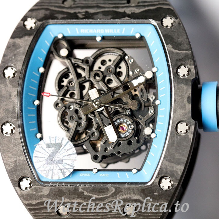 Richard Mille Replica RM055 Rubber strap 50MM - WatchesReplica.is
