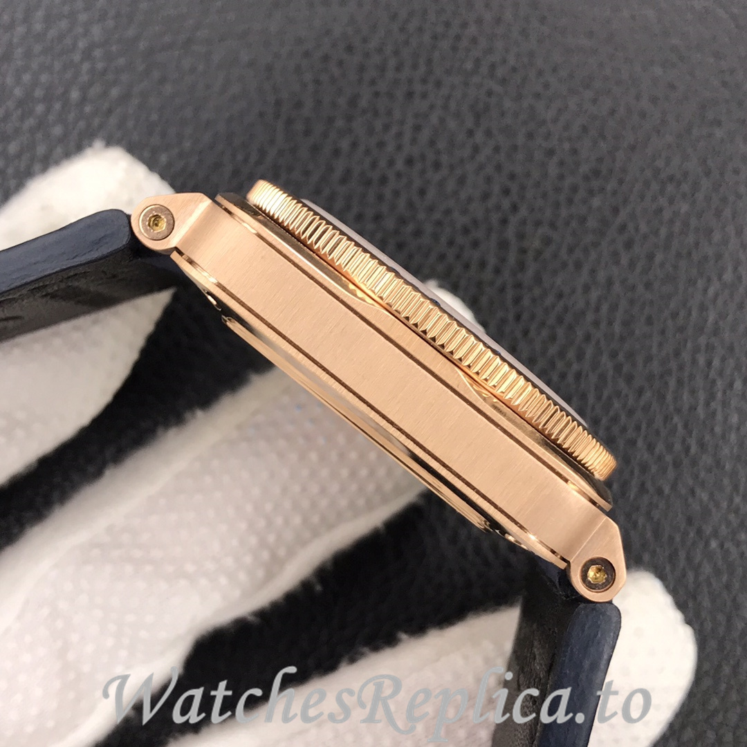 Bell Ross Replica BR 03 BR0392-D-G-BR/SCA Leather strap 42MM - WatchesReplica.is