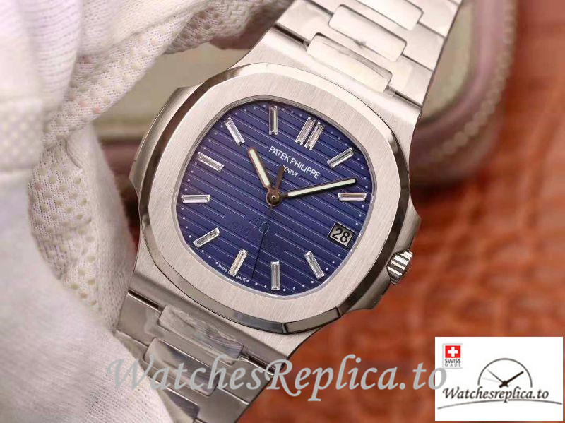 Swiss Patek Philippe Nautilus Replica 5711/1P Stick Markers 40MM - WatchesReplica.is