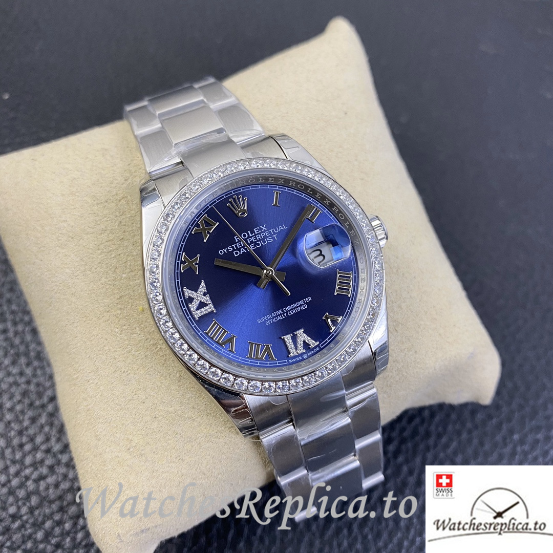 Swiss Rolex Datejust Replica 126233 Stainless steel strap 36MM - WatchesReplica.is
