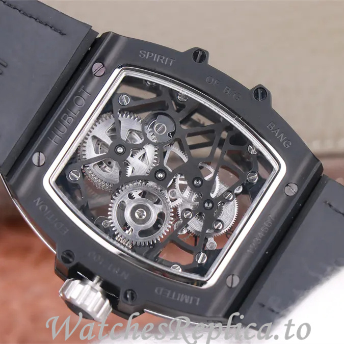 Hublot Replica MASTERPIECE Series Leather strap 45MM - WatchesReplica.is