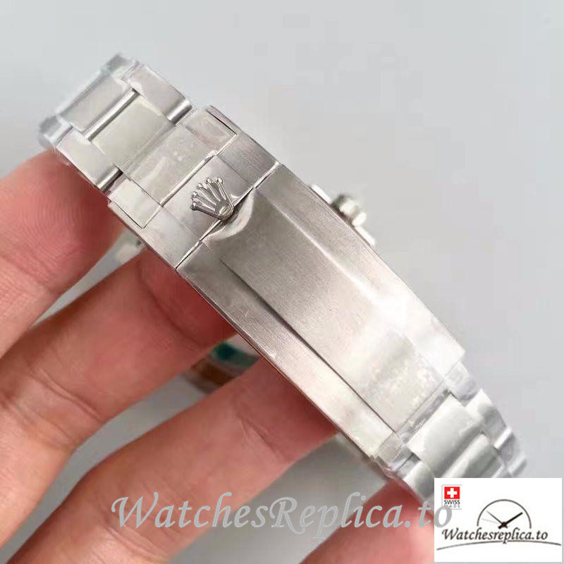 Swiss Rolex Submariner Date Replica 116619LB Silver Strap 40MM - WatchesReplica.is