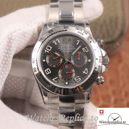 Swiss Rolex Daytona Replica 116509 Stainless steel strap 40MM - WatchesReplica.is