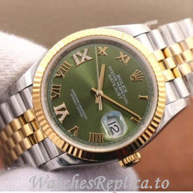 Swiss Rolex Datejust Replica 126233 Stainless steel strap 36MM - WatchesReplica.is