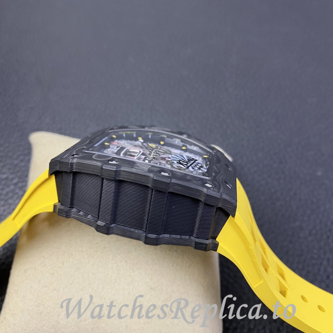 Richard Mille Replica RM-011 Rubber strap 50MM - WatchesReplica.is