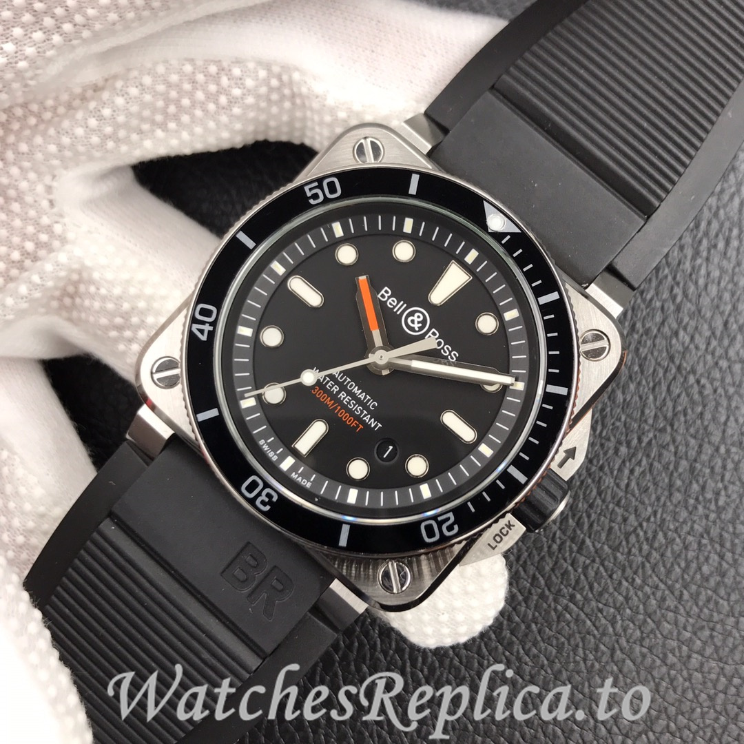 Bell Ross Replica BR 03 BR03-94 Rubber strap 42MM - WatchesReplica.is