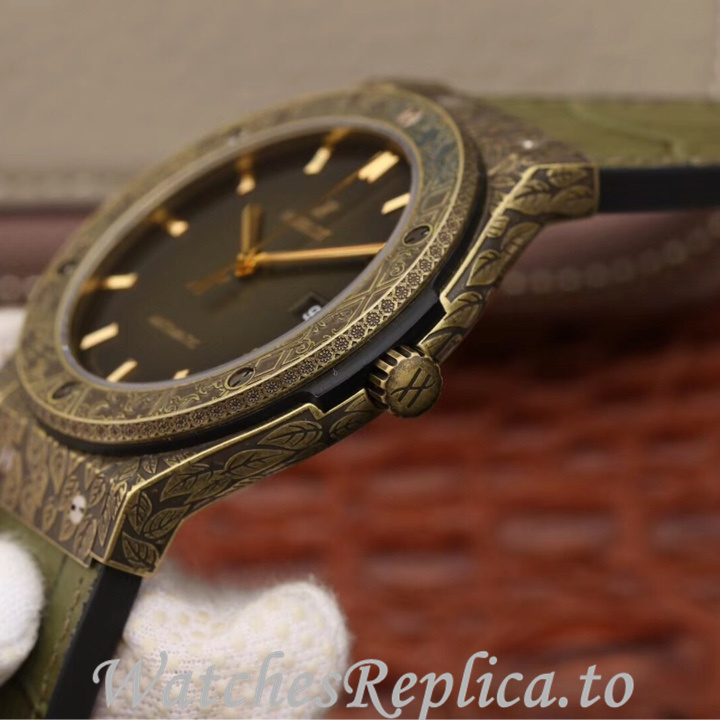 Hublot Replica Classic Fusion Series Leather strap 45MM - WatchesReplica.is