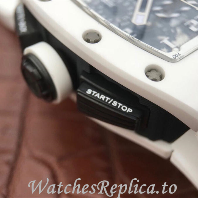 Richard Mille Replica RM011 Rubber strap 50MM - WatchesReplica.is