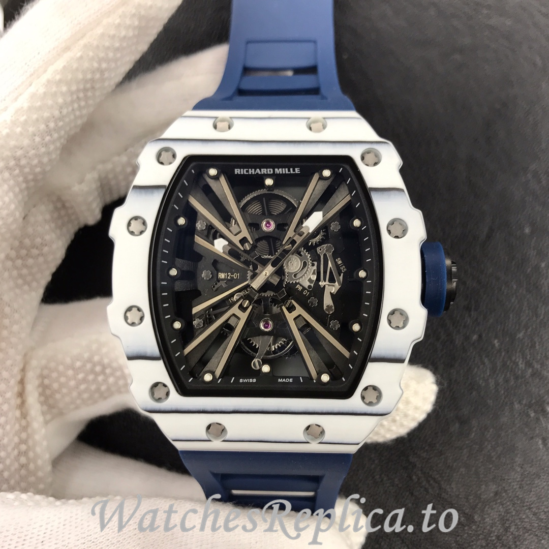 Richard Mille Replica RM12-01 Rubber strap 50MM - WatchesReplica.is