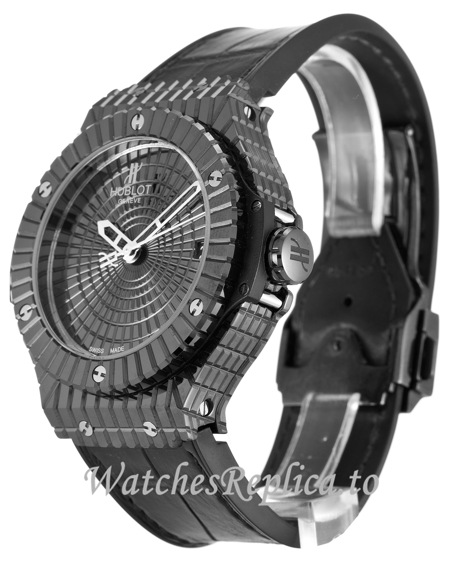 Hublot 41mm Black Ceramic Dial 346.CX.1800.BR 41 MM - WatchesReplica.is