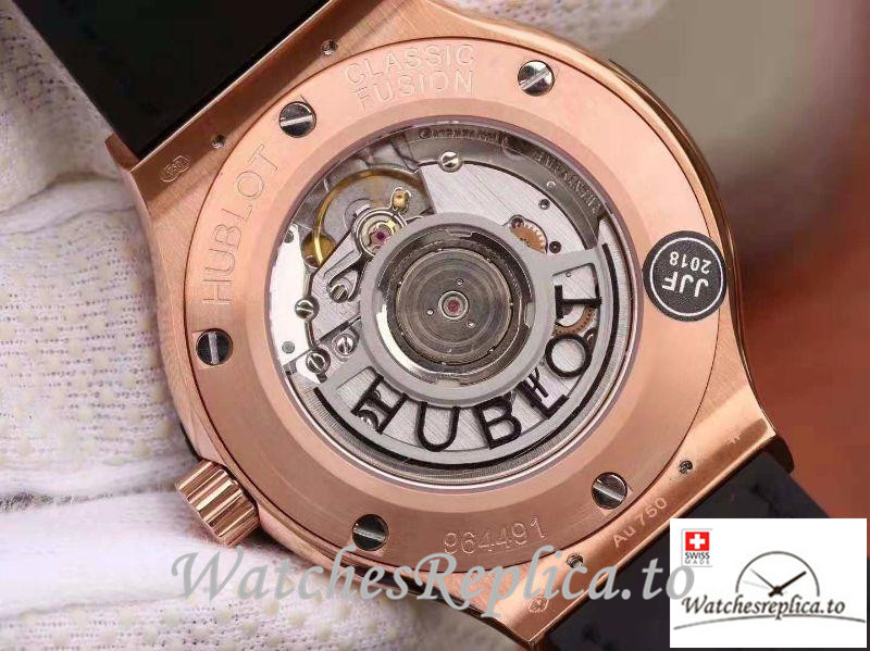 Swiss Hublot Classic Fusion Replica 511.OX.2611.LR Black Strap 42MM - WatchesReplica.is