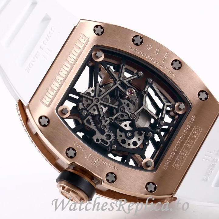Richard Mille Replica RM035 Rubber strap 50MM - WatchesReplica.is