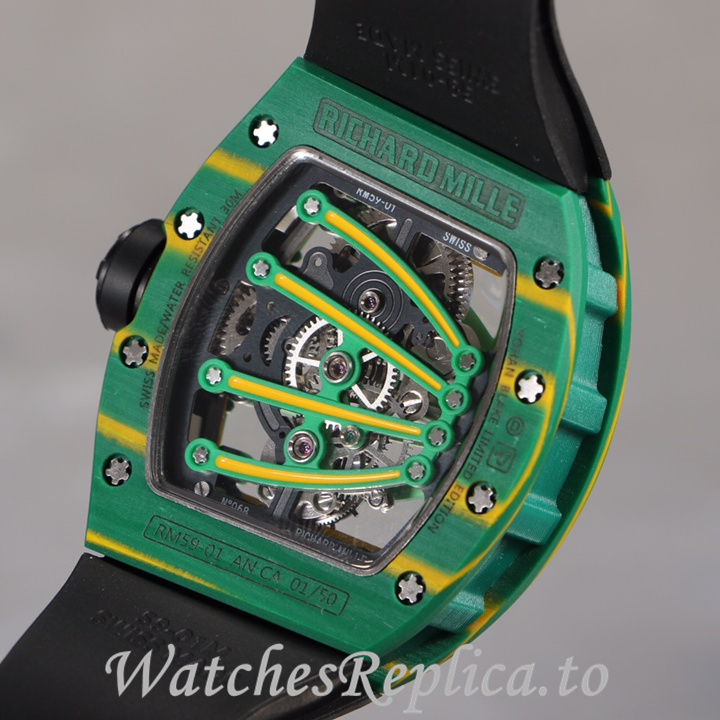 Richard Mille Replica RM59-01 Rubber strap 51MM - WatchesReplica.is