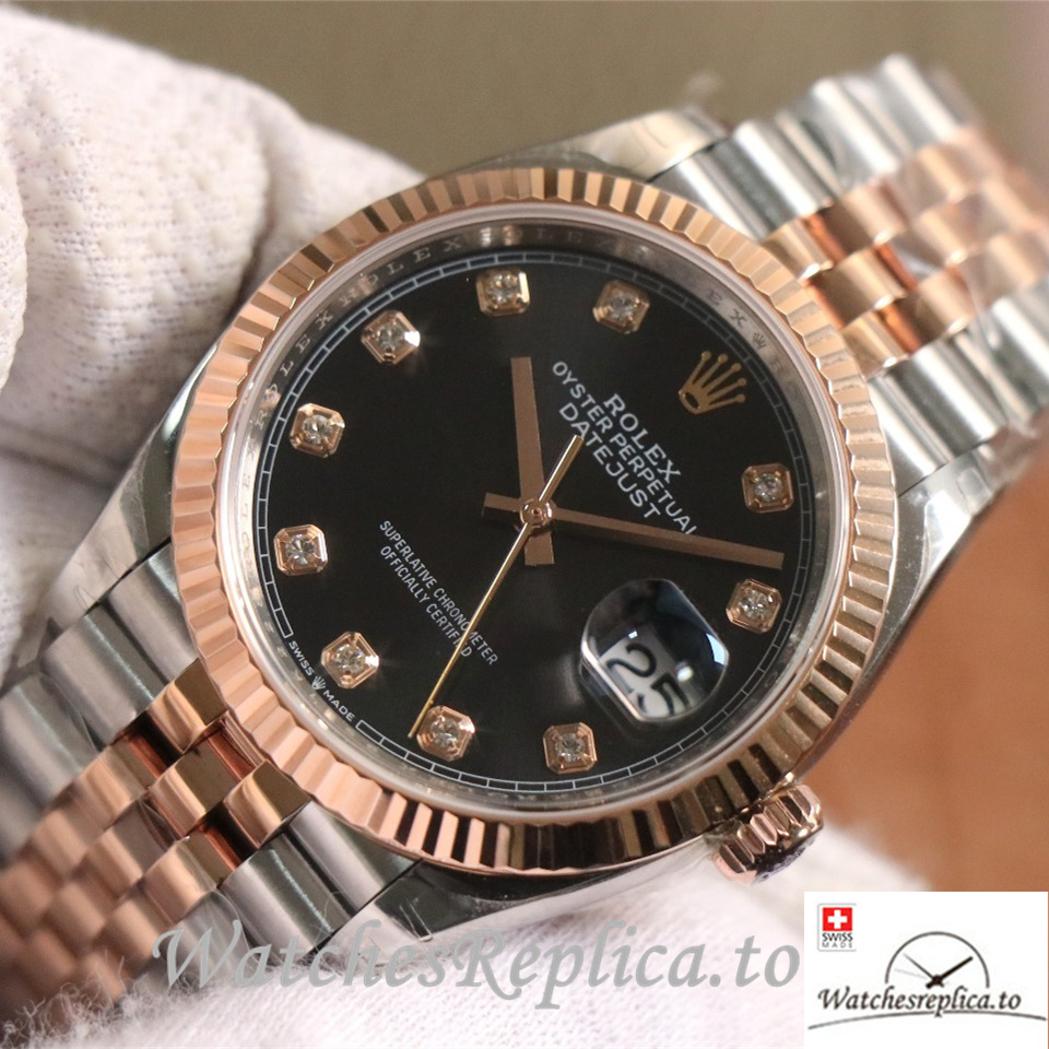 Swiss Rolex Datejust Replica 126233 Stainless steel strap 36MM - WatchesReplica.is
