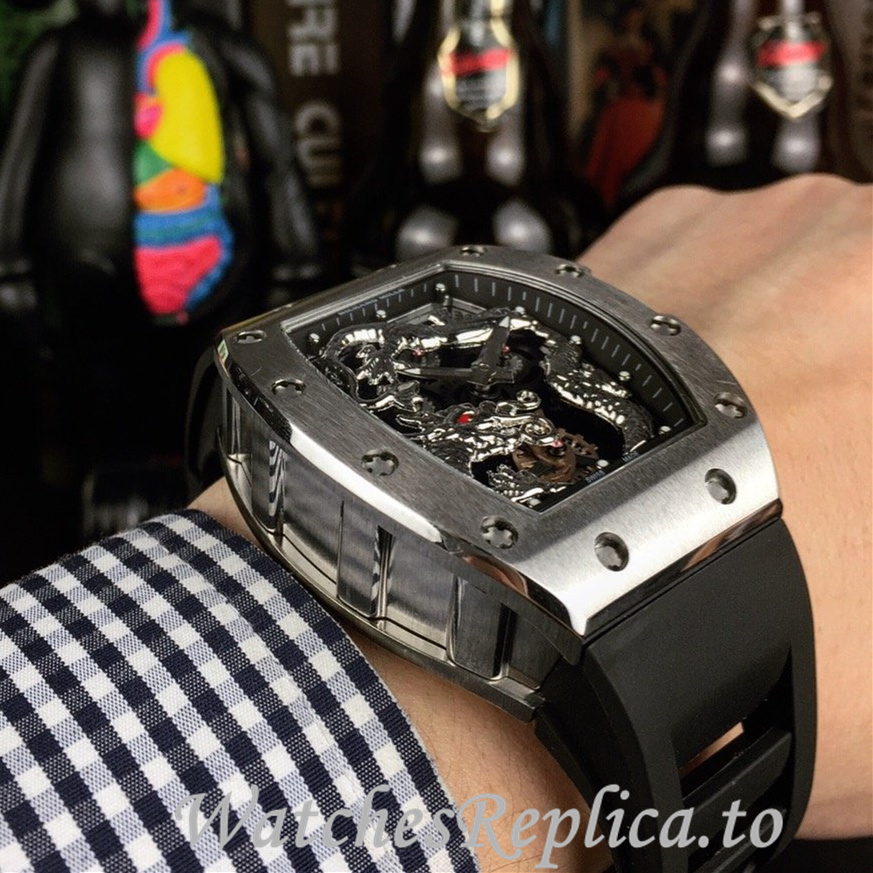 Richard Mille Replica RM57-01 Rubber strap 50MM - WatchesReplica.is