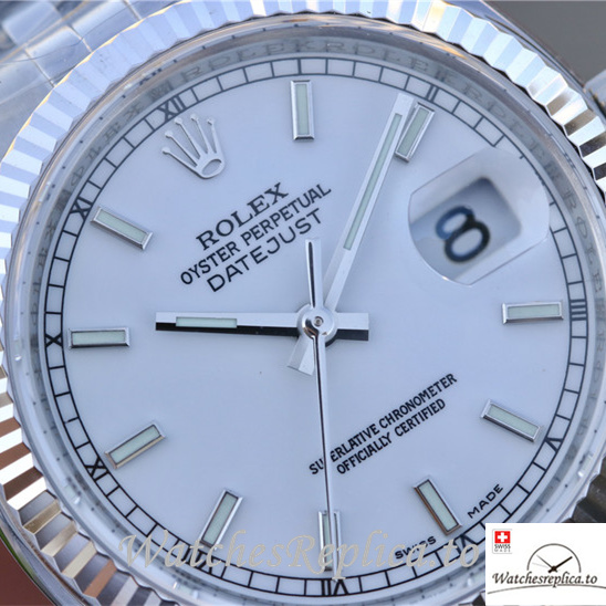 Swiss Rolex Datejust 116200-63600 Stainless steel strap 36MM - WatchesReplica.is