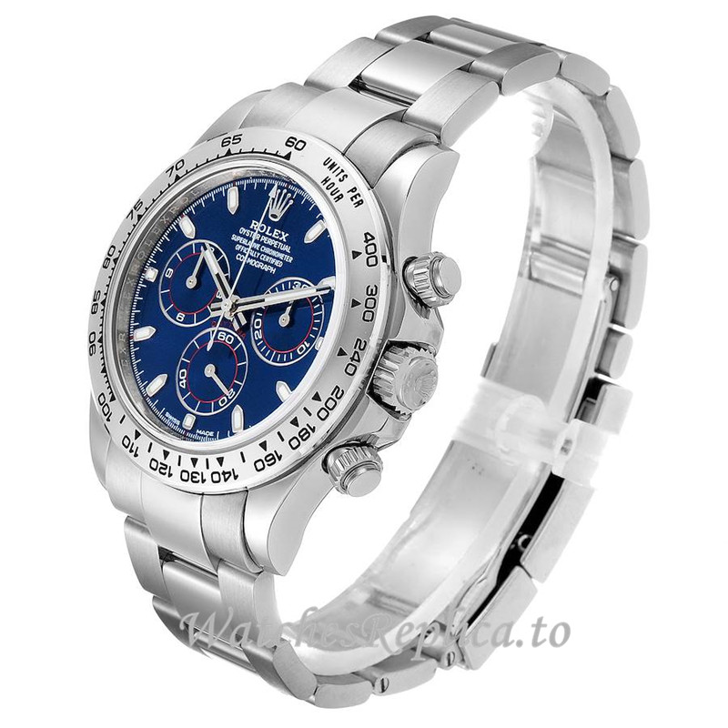 Replica Rolex Daytona Blue Dial 116509 - WatchesReplica.is