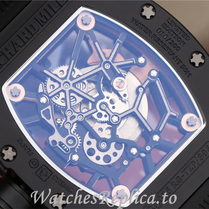 Richard Mille Replica RM035 Rubber strap 50MM - WatchesReplica.is