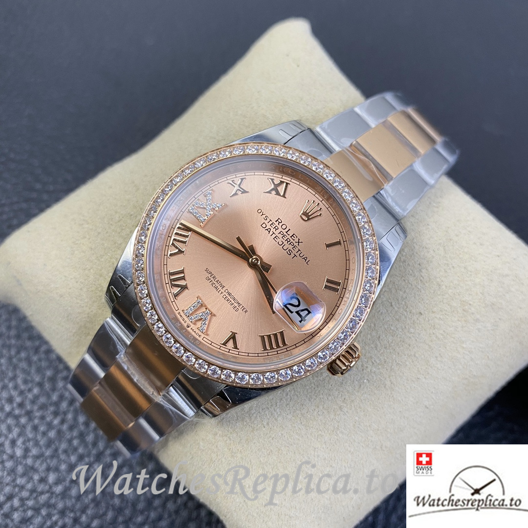 Swiss Rolex Datejust Replica 126233 Stainless steel strap 36MM - WatchesReplica.is