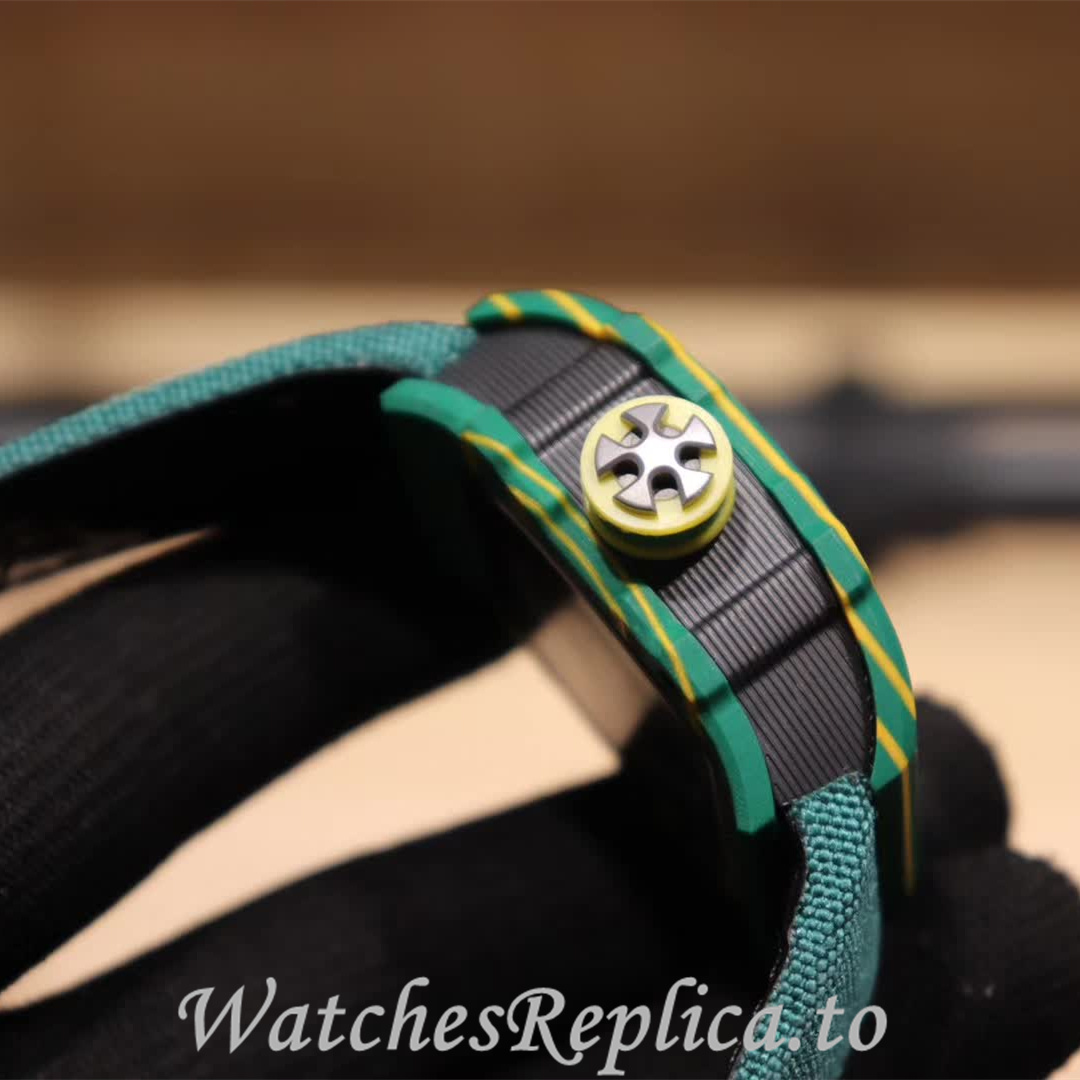 Richard Mille Replica RM67-02 Canvas strap 38.70x47.52MM - WatchesReplica.is