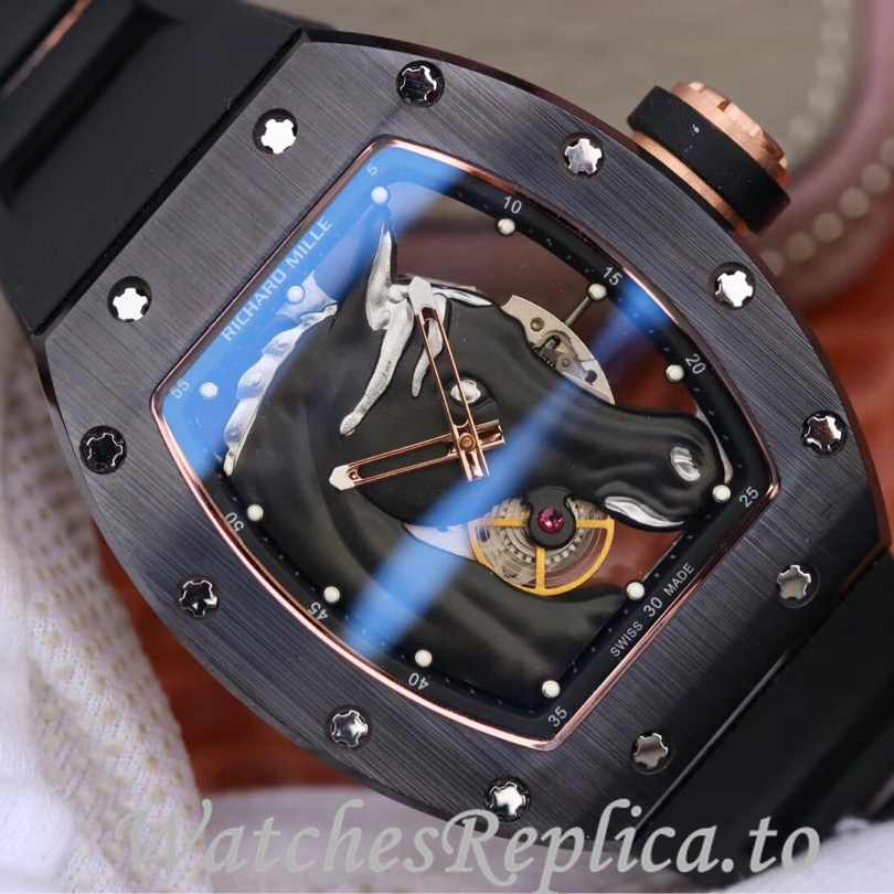 Richard Mille Replica RM52-02 Rubber strap 50MM - WatchesReplica.is
