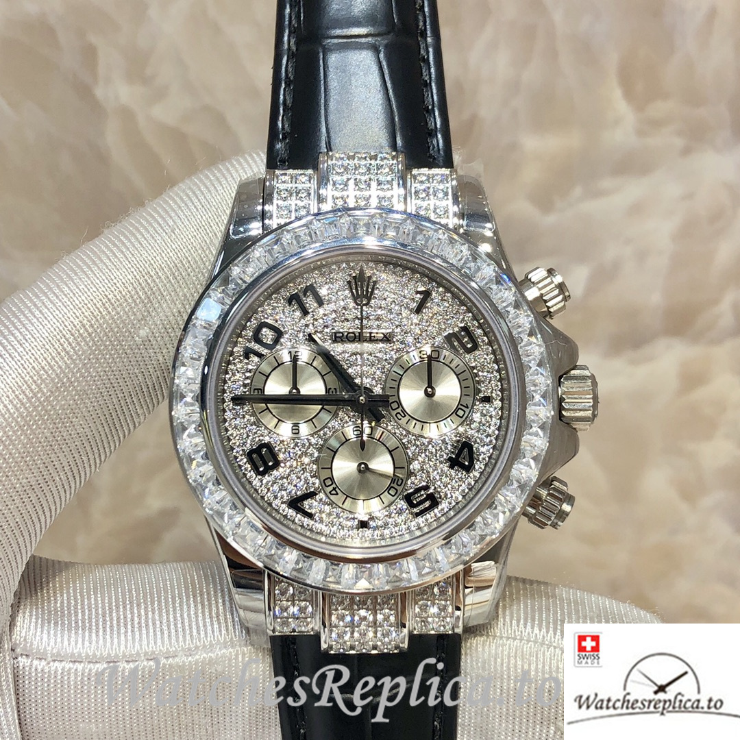 Swiss Rolex Daytona 116599 Replica Leather strap 40MM - WatchesReplica.is