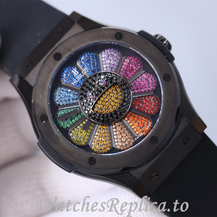 Hublot Replica 507.CX.9000.RX.TAK21 Rubber strap 45MM - WatchesReplica.is