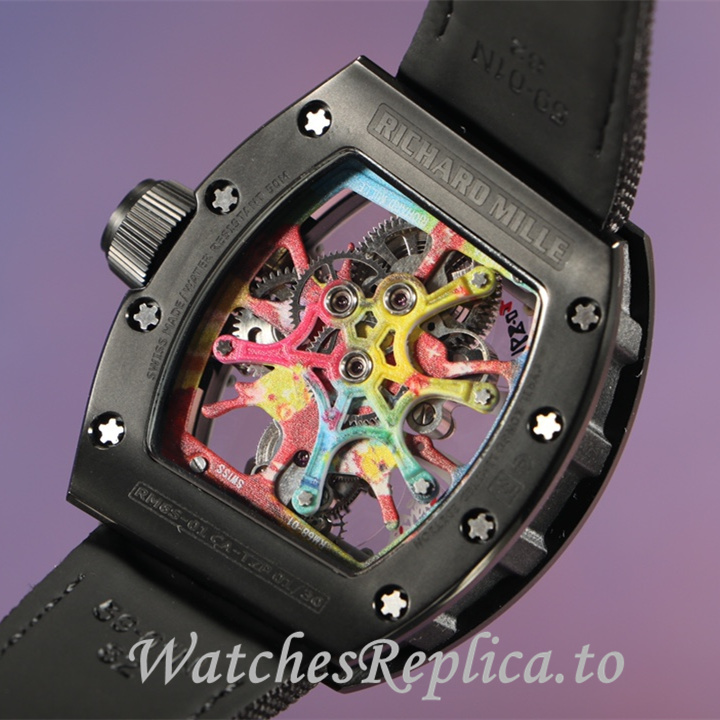 Richard Mille Replica RM68-01 Canvas strap 51MM - WatchesReplica.is