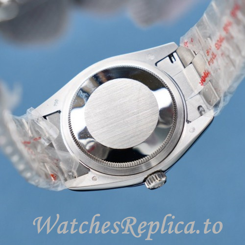 Swiss Rolex Day Date Replica 128238 Stainless steel strap 36MM - WatchesReplica.is