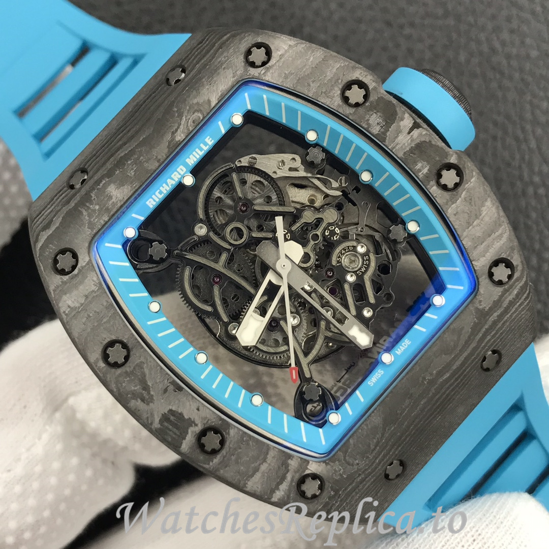 Richard Mille Replica RM055 Rubber strap 50MM - WatchesReplica.is