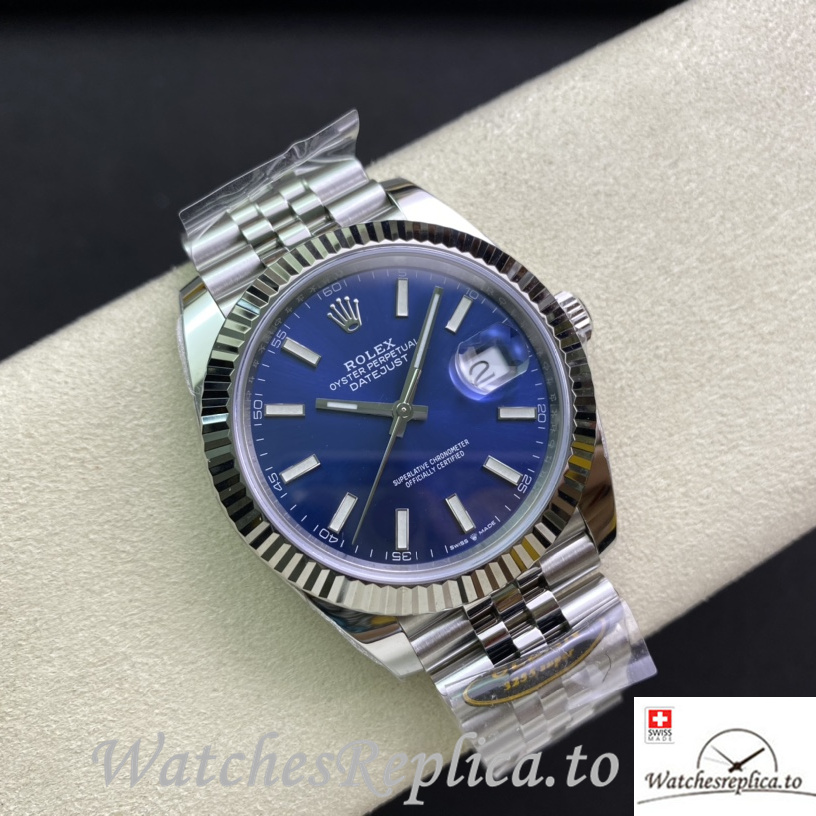 Swiss Rolex Datejust 126334 Replica Stainless steel strap 41MM - WatchesReplica.is