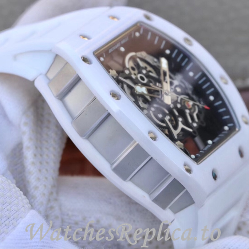 Richard Mille Replica RM055 Rubber strap 50MM - WatchesReplica.is